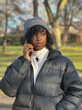 Load image into Gallery viewer, Cuffed Satin Lined Beanie - Grey
